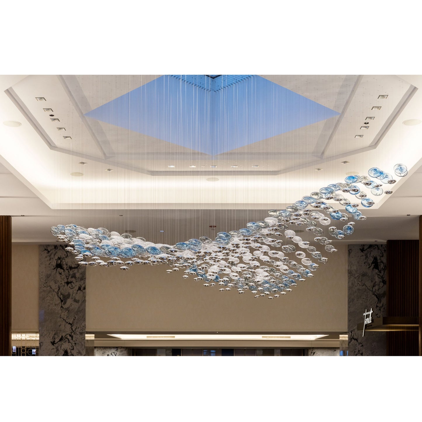 Flying Surge LED Chandelier | Custom Size, Energy-Efficient Design
