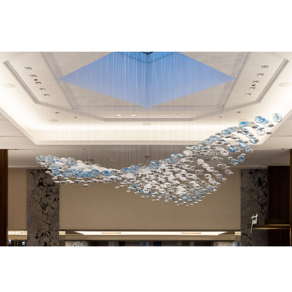 Flying Surge LED Chandelier | Custom Size, Energy-Efficient Design