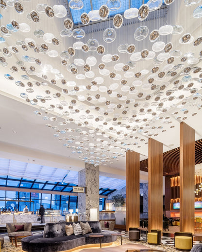 Flying Surge LED Chandelier | Custom Size, Energy-Efficient Design