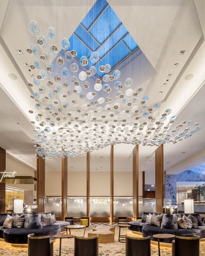 Flying Surge LED Chandelier | Custom Size, Energy-Efficient Design
