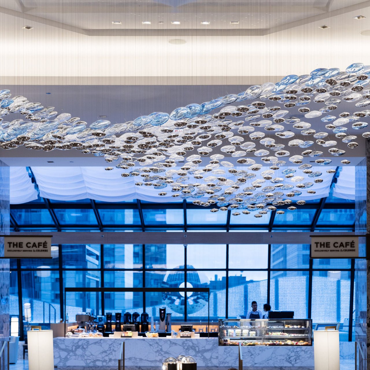 Flying Surge LED Chandelier | Custom Size, Energy-Efficient Design