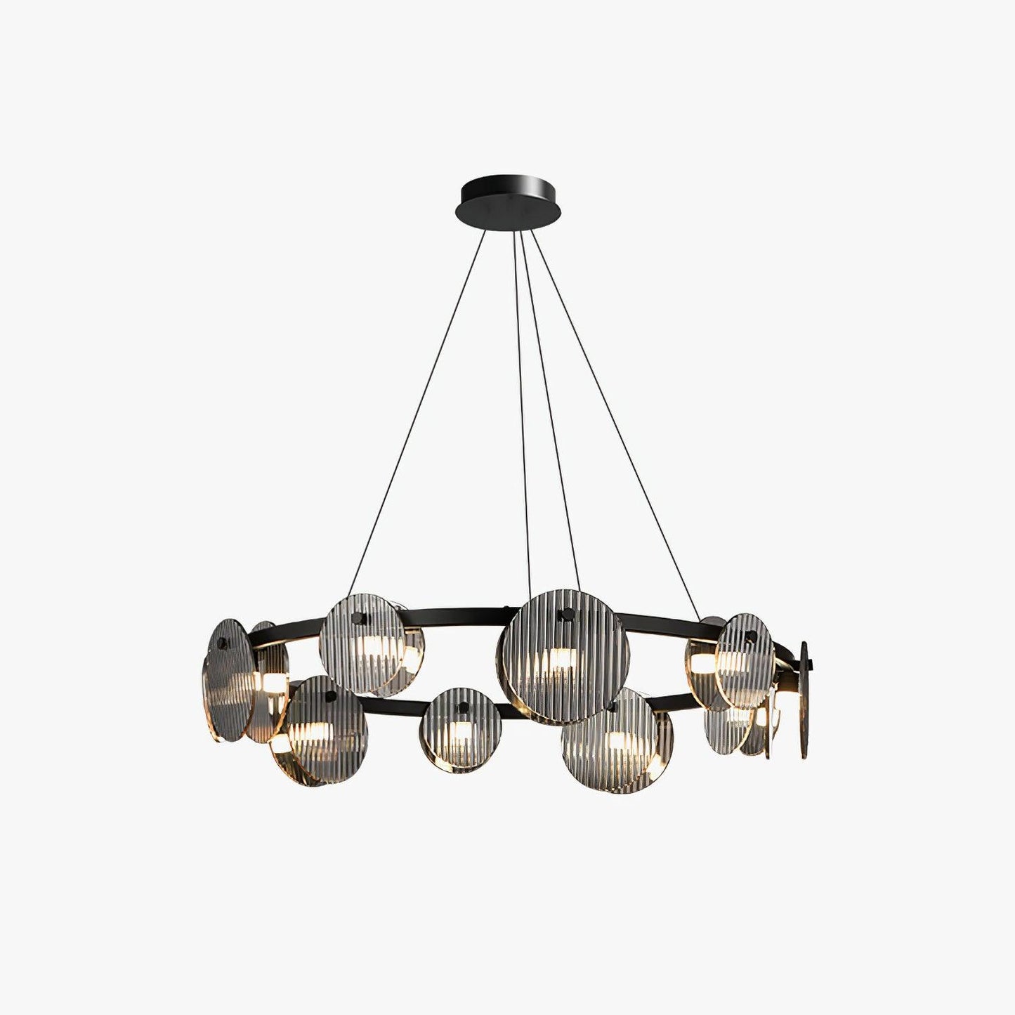 Foliole Chandelier - Elegant Design with Adjustable Brightness & Energ