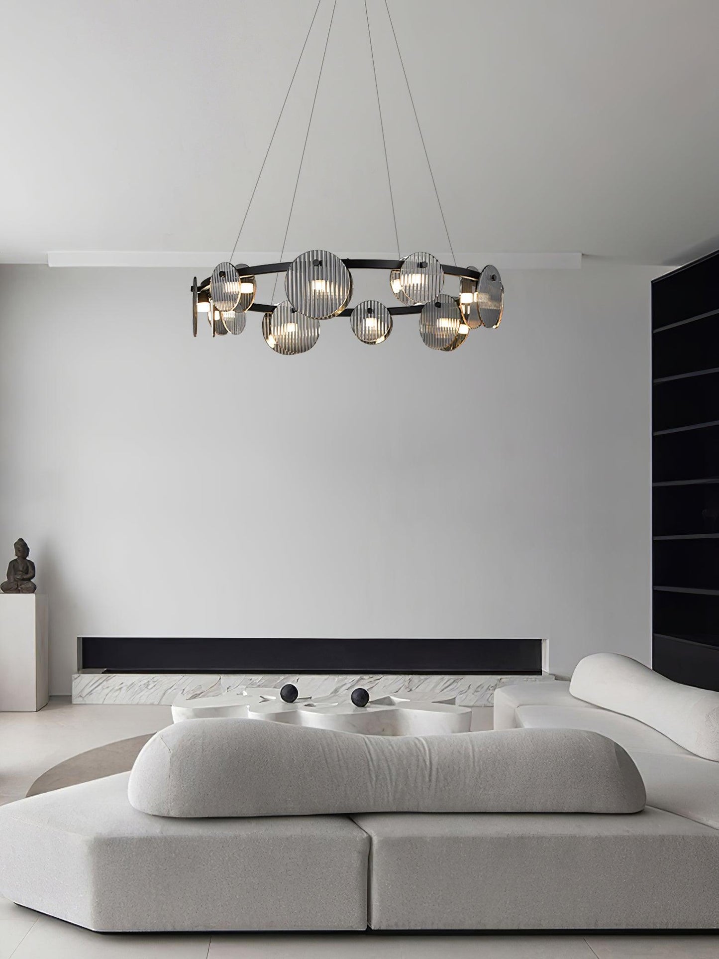 Foliole Chandelier - Elegant Design with Adjustable Brightness & Energ
