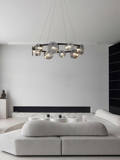 Foliole Chandelier - Elegant Design with Adjustable Brightness & Energ