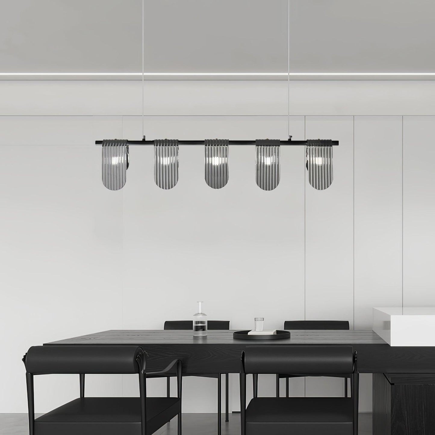Folioles Brass Chandelier - Elegant Design with Adjustable Height & LE