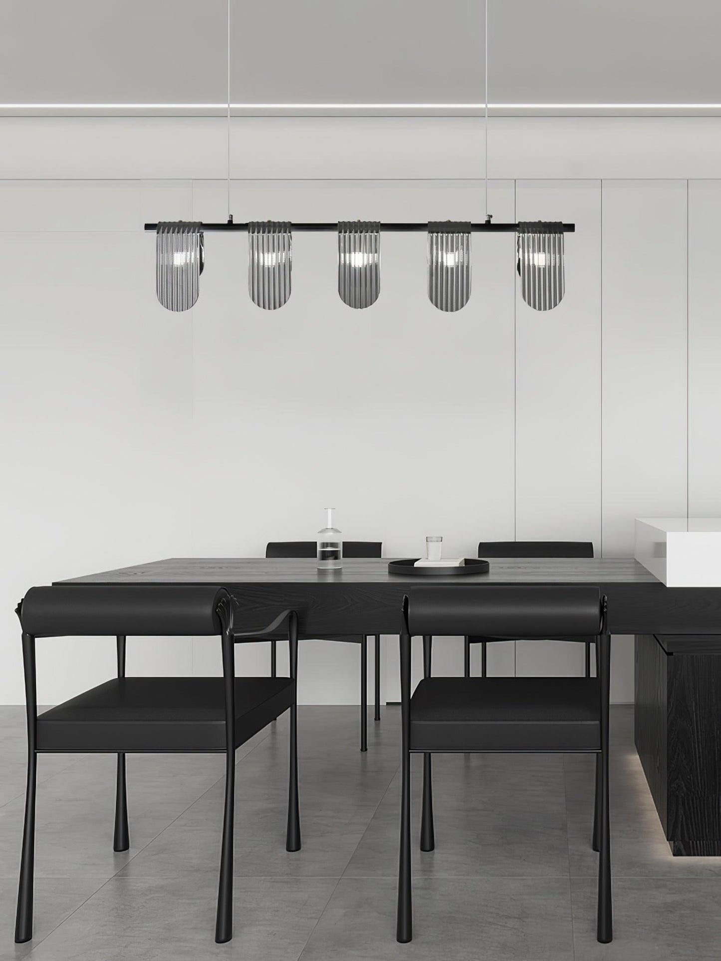 Folioles Brass Chandelier - Elegant Design with Adjustable Height & LE