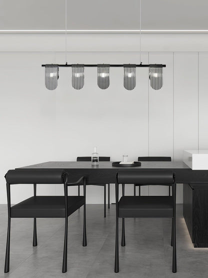 Folioles Brass Chandelier - Elegant Design with Adjustable Height & LE