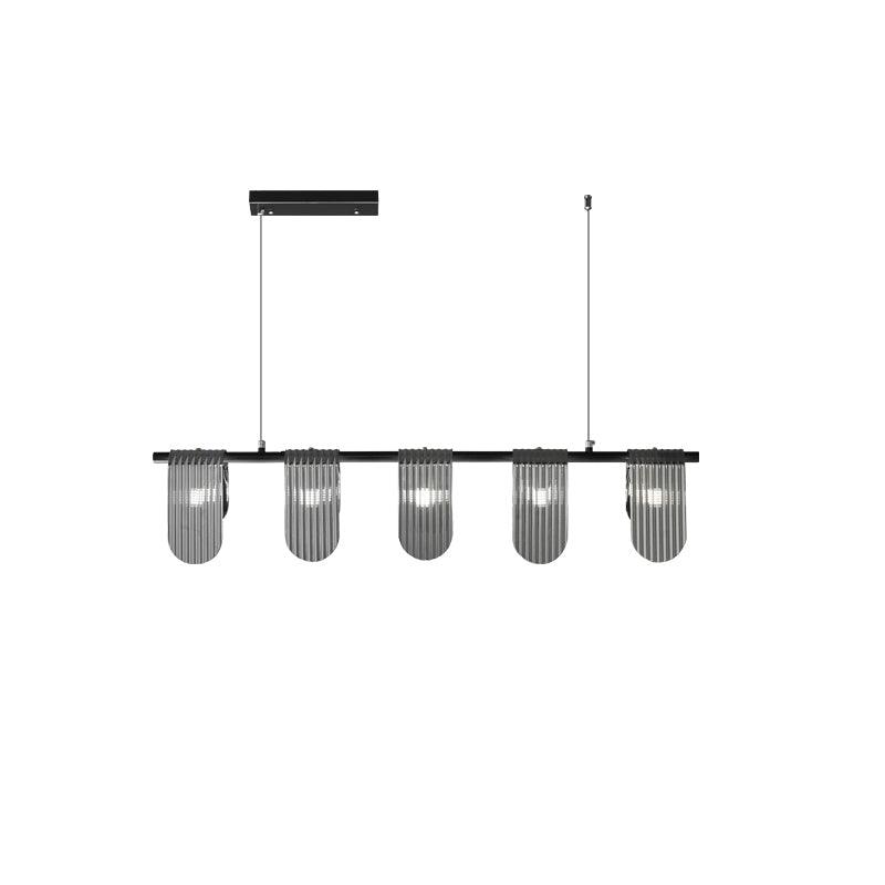 Folioles Brass Chandelier - Elegant Design with Adjustable Height & LE