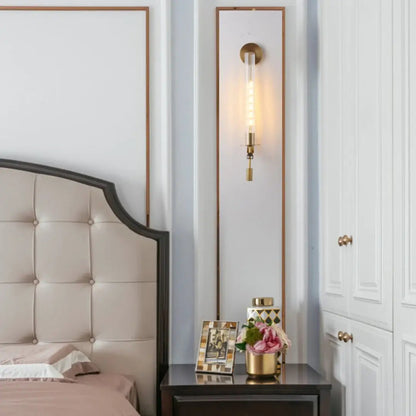 French Classicism Plug-in Wall Lamp with Adjustable Brightness & Timel