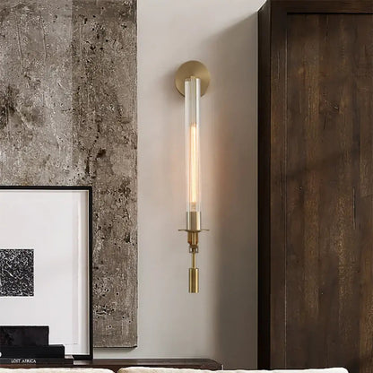 French Classicism Plug-in Wall Lamp with Adjustable Brightness & Timel