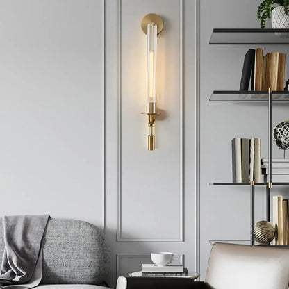 French Classicism Plug-in Wall Lamp with Adjustable Brightness & Timel