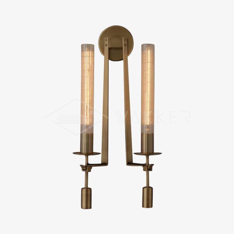 French Classicism Plug-in Wall Lamp with Adjustable Brightness & Timel