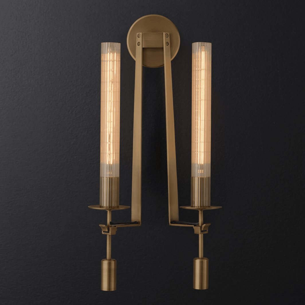 French Classicism Plug-in Wall Lamp with Adjustable Brightness & Timel