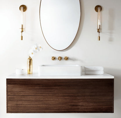 French Classicism Plug-in Wall Lamp with Adjustable Brightness & Timel