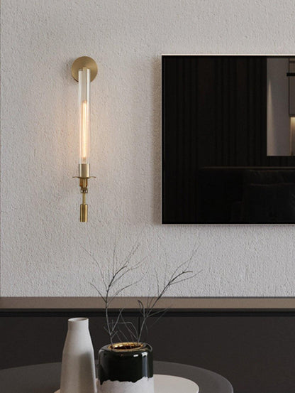 French Classicism Plug-in Wall Lamp with Adjustable Brightness & Timel
