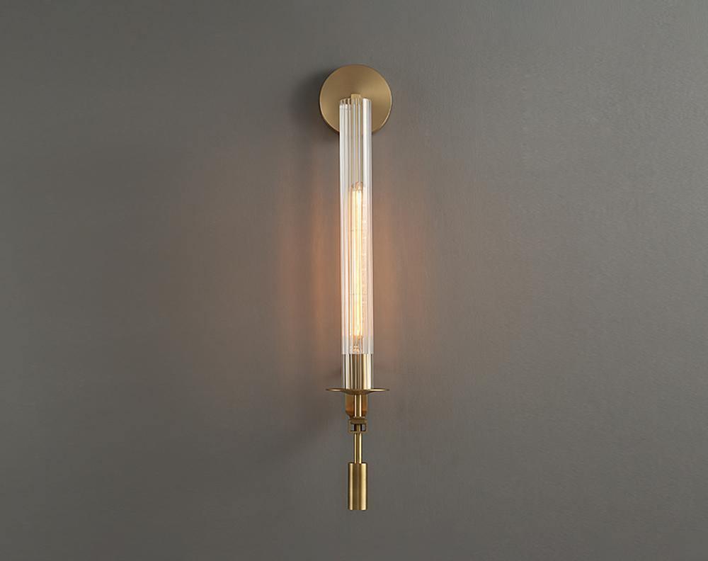 French Classicism Plug-in Wall Lamp with Adjustable Brightness & Timel