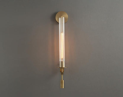 French Classicism Plug-in Wall Lamp with Adjustable Brightness & Timel