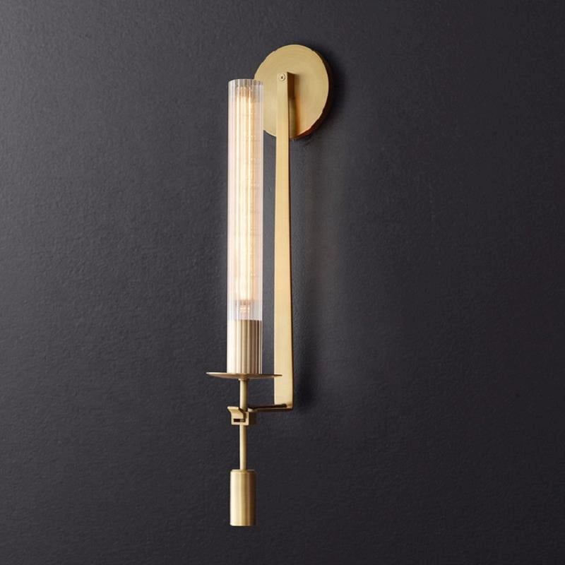 French Classicism Plug-in Wall Lamp with Adjustable Brightness & Timel