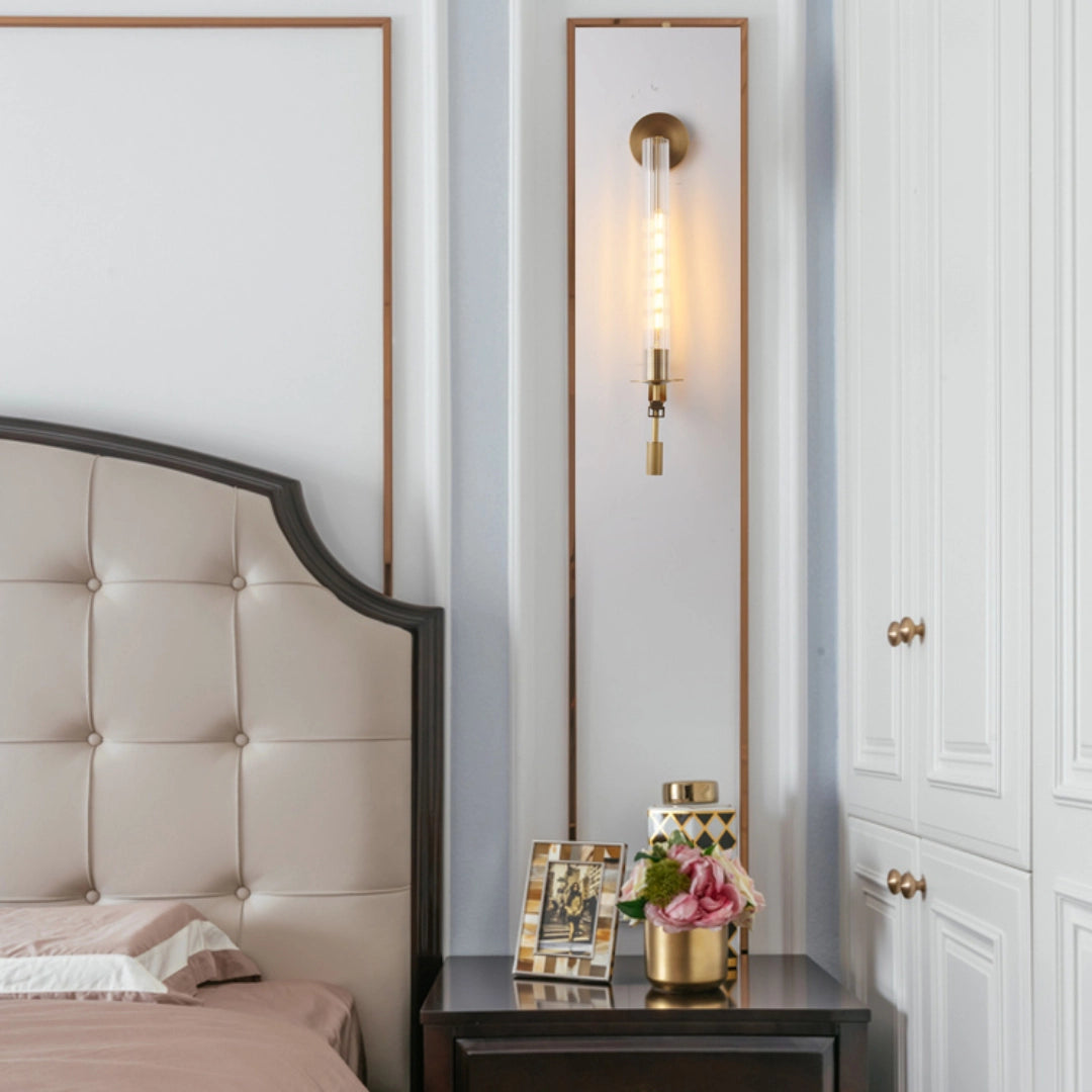 French Classicism Wall Lamp - Elegant Design with Adjustable Brightnes