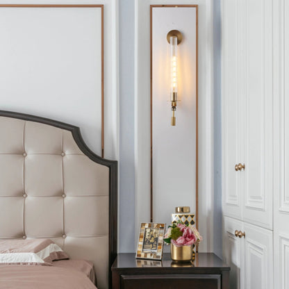 French Classicism Plug-in Wall Lamp with Adjustable Brightness & Timel