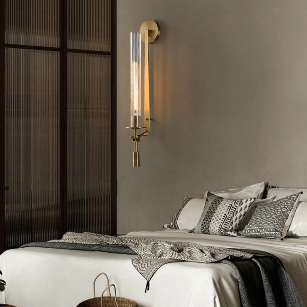French Classicism Wall Lamp - Elegant Design with Adjustable Brightnes