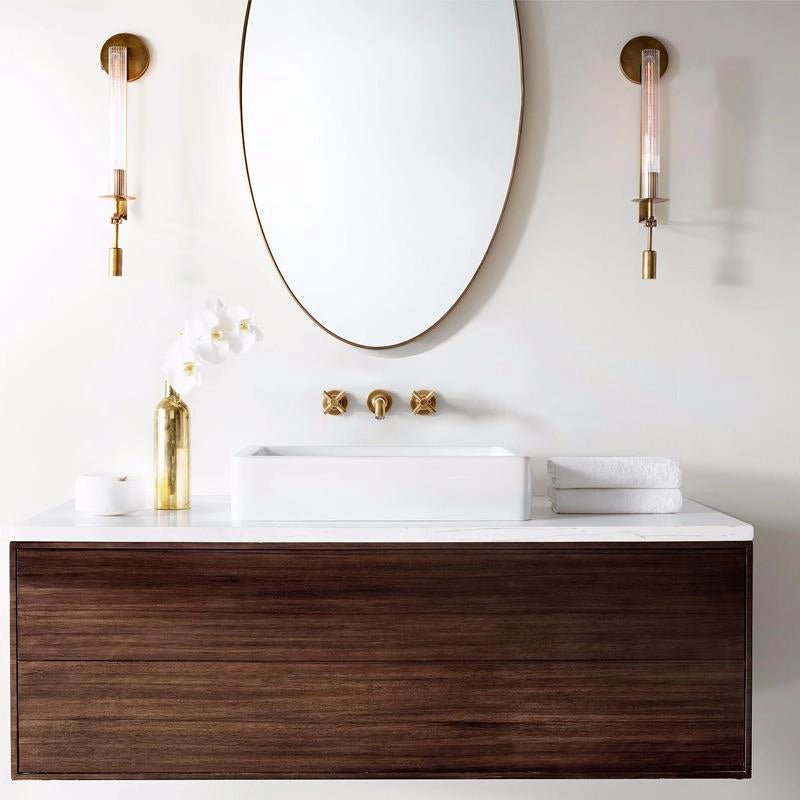 French Classicism Wall Lamp - Elegant Design with Adjustable Brightnes