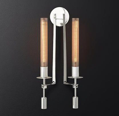 French Classicism Plug-in Wall Lamp with Adjustable Brightness & Timel