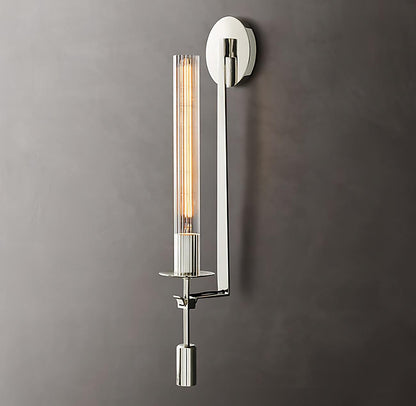 French Classicism Wall Lamp - Elegant Design with Adjustable Brightnes
