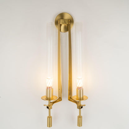 French Classicism Plug-in Wall Lamp with Adjustable Brightness & Timel
