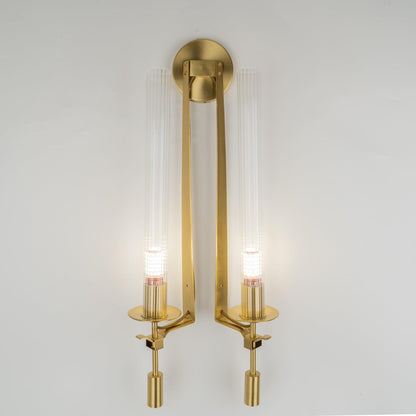 French Classicism Plug-in Wall Lamp with Adjustable Brightness & Timel