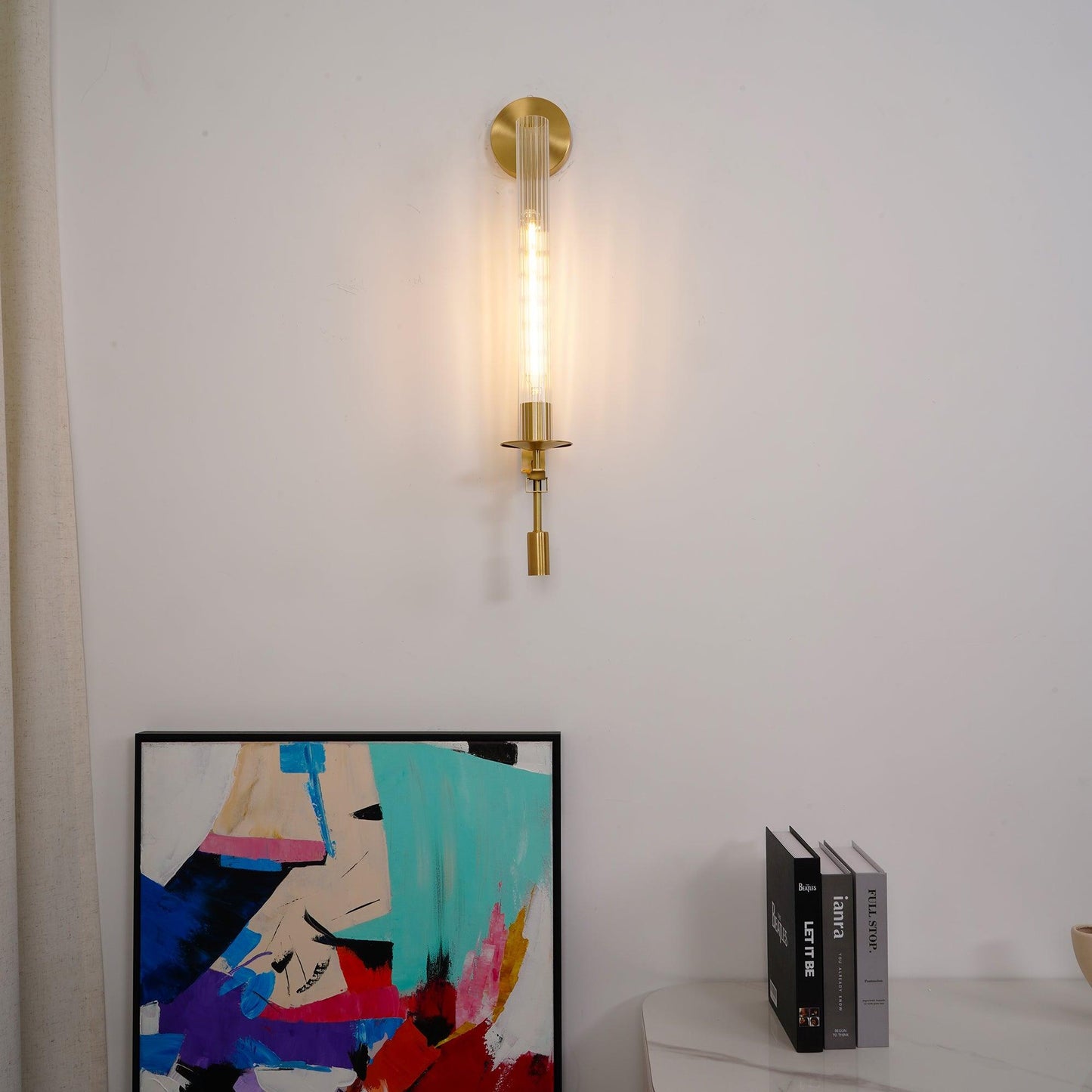French Classicism Wall Lamp - Elegant Design with Adjustable Brightnes