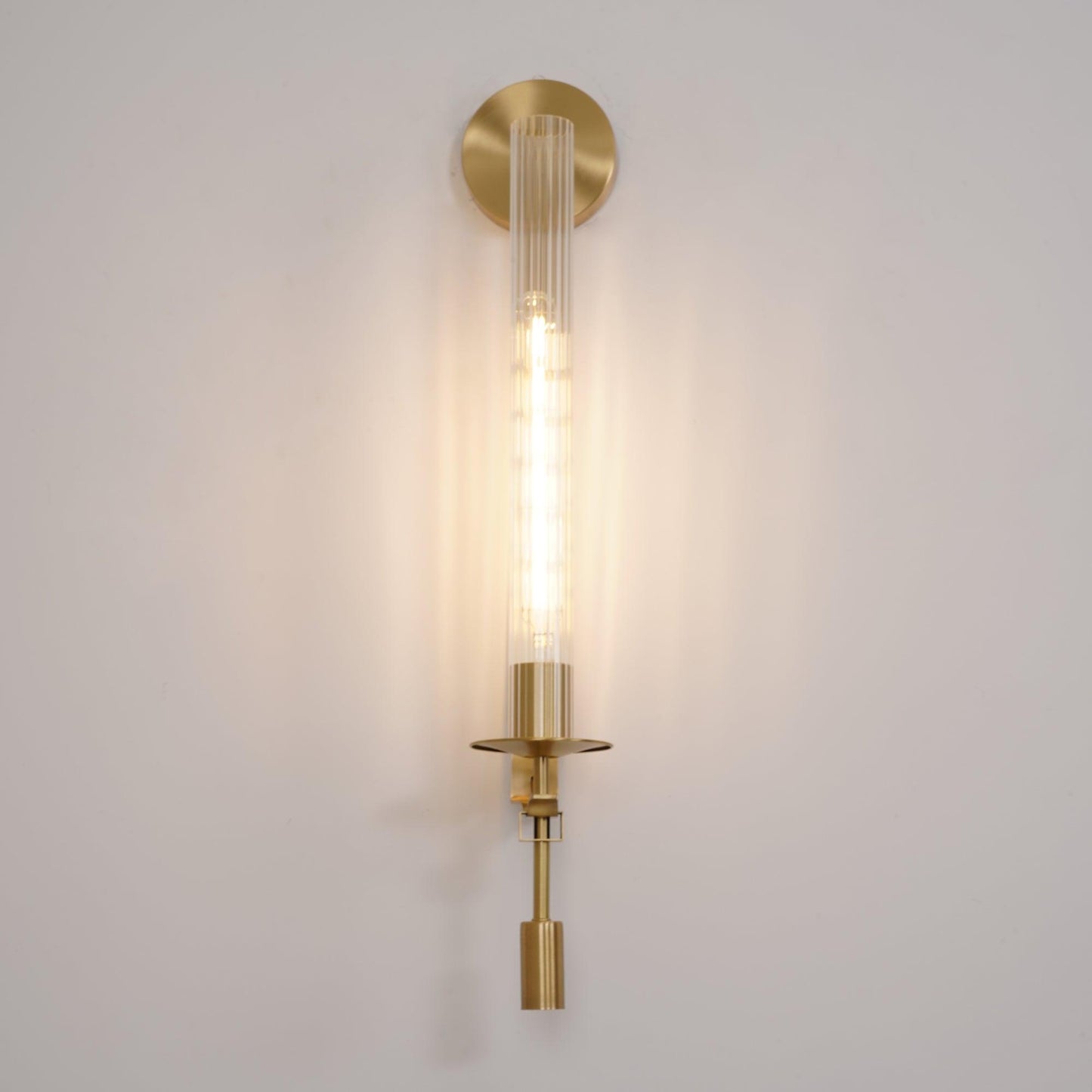 French Classicism Plug-in Wall Lamp with Adjustable Brightness & Timel