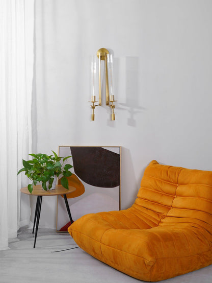 French Classicism Plug-in Wall Lamp with Adjustable Brightness & Timel
