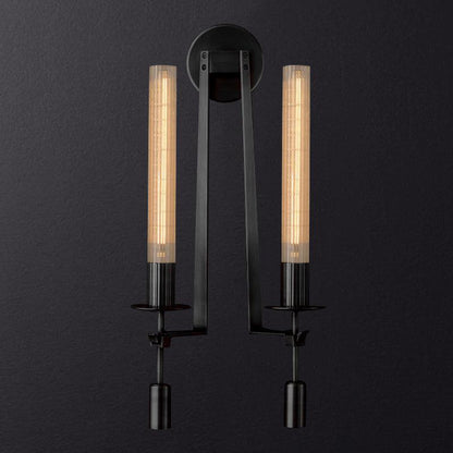 French Classicism Plug-in Wall Lamp with Adjustable Brightness & Timel