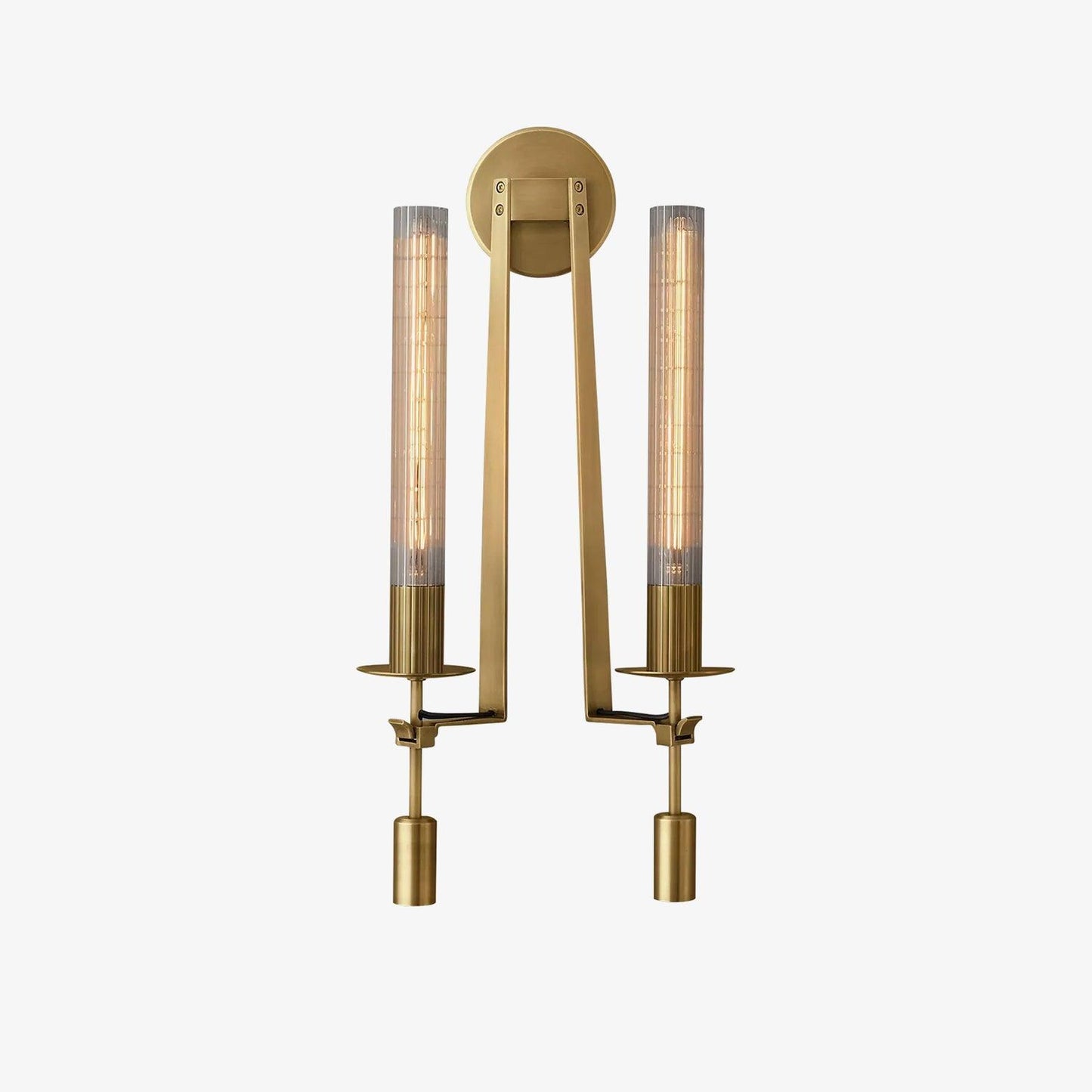 French Classicism Plug-in Wall Lamp with Adjustable Brightness & Timel