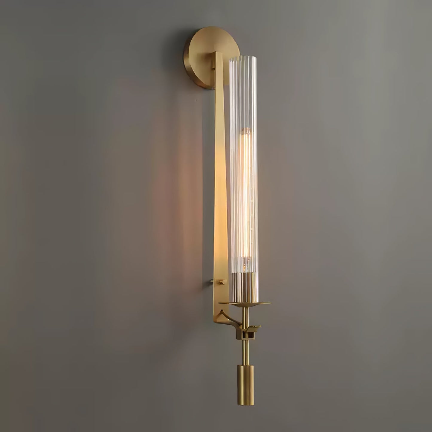 French Classicism Wall Lamp - Elegant Design with Adjustable Brightnes