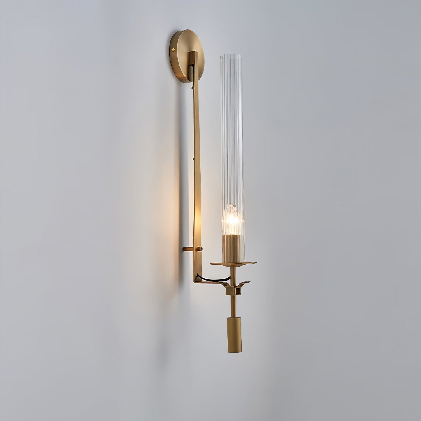 French Classicism Wall Lamp - Elegant Design with Adjustable Brightnes