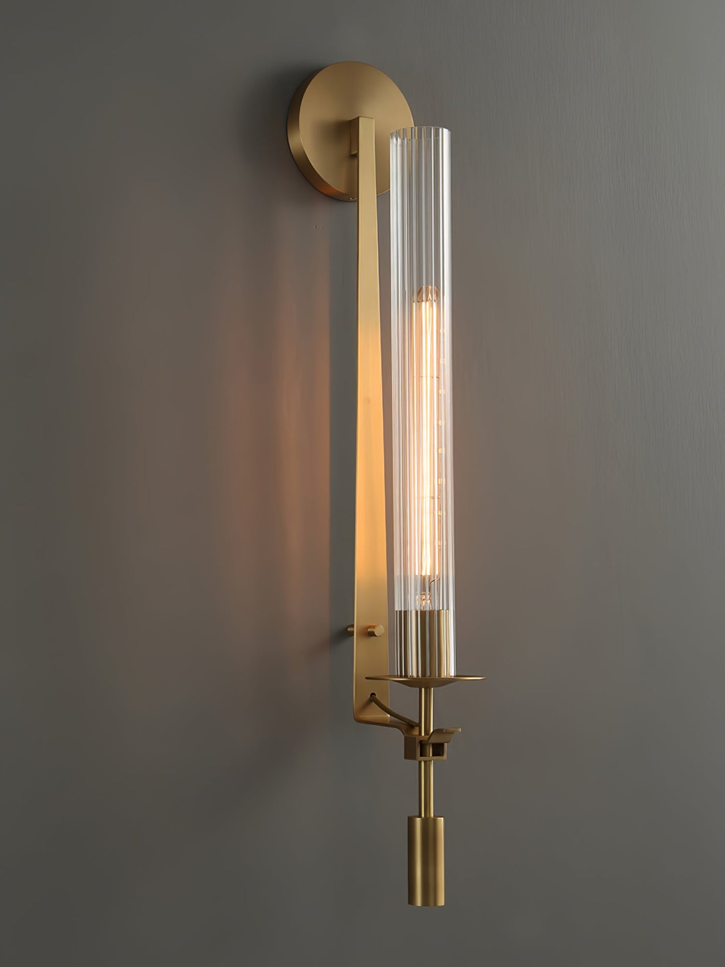 French Classicism Wall Lamp - Elegant Design with Adjustable Brightnes
