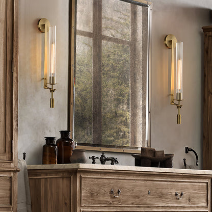 French Classicism Wall Lamp - Elegant Design with Adjustable Brightnes