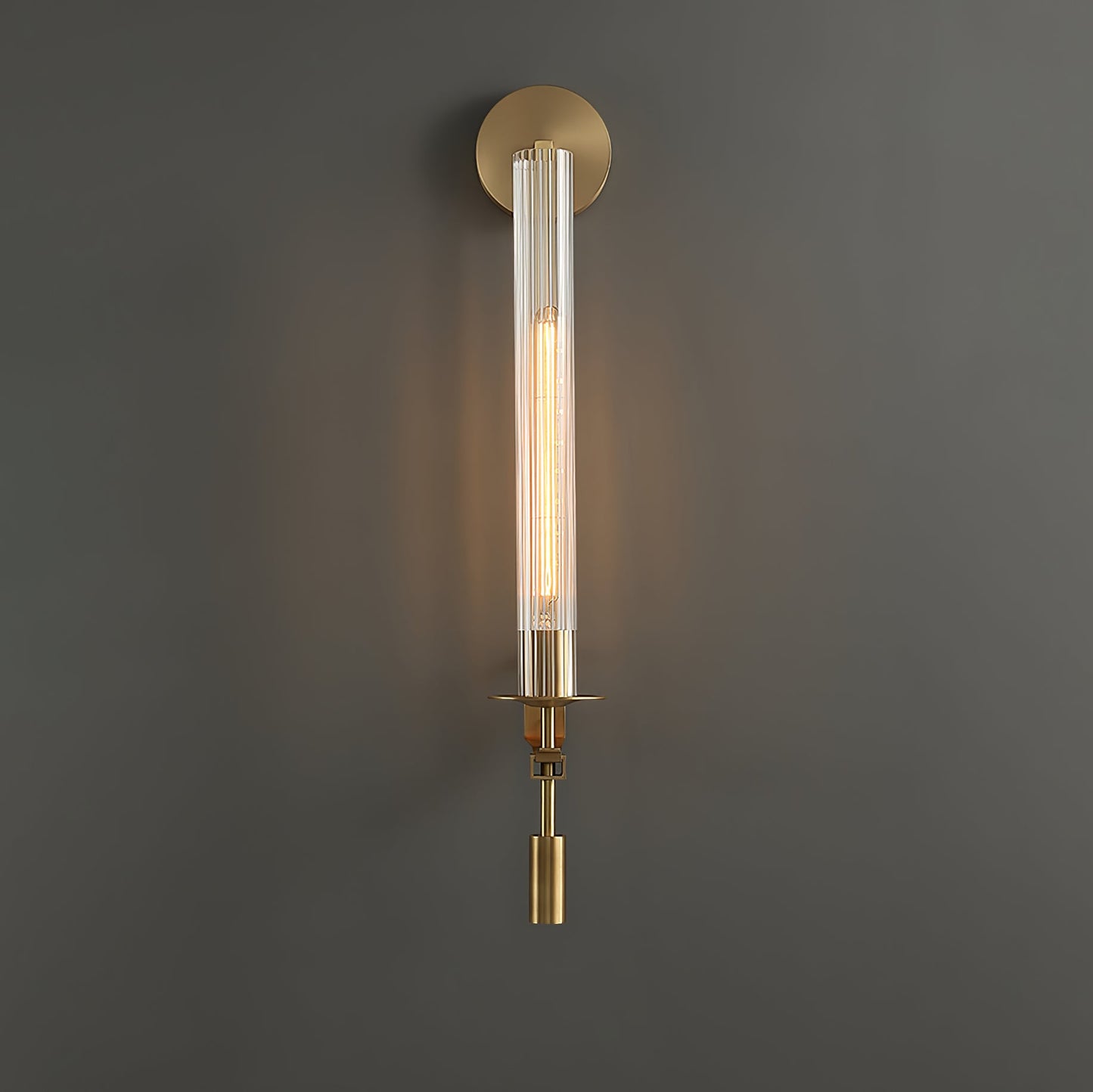 French Classicism Wall Lamp - Elegant Design with Adjustable Brightnes