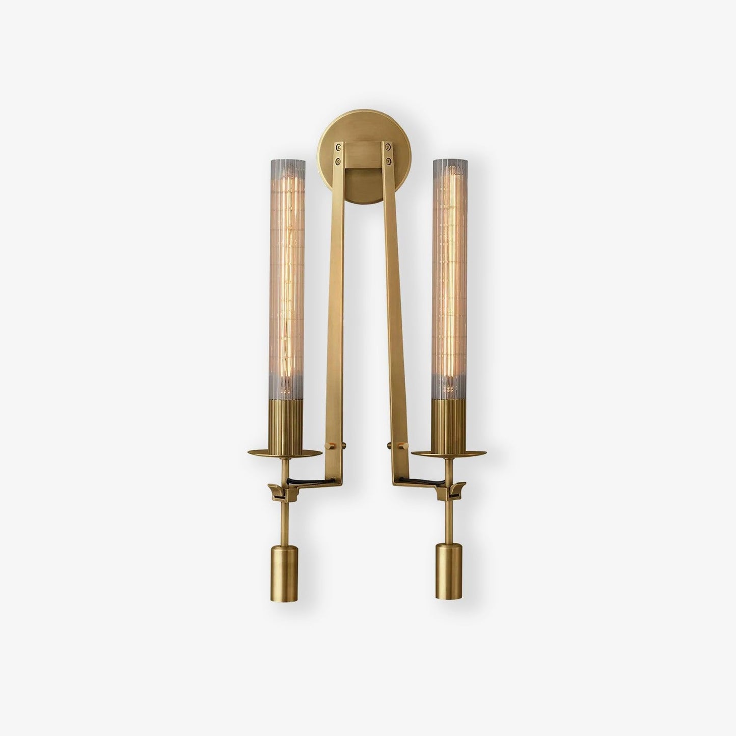 French Classicism Wall Lamp - Elegant Design with Adjustable Brightnes