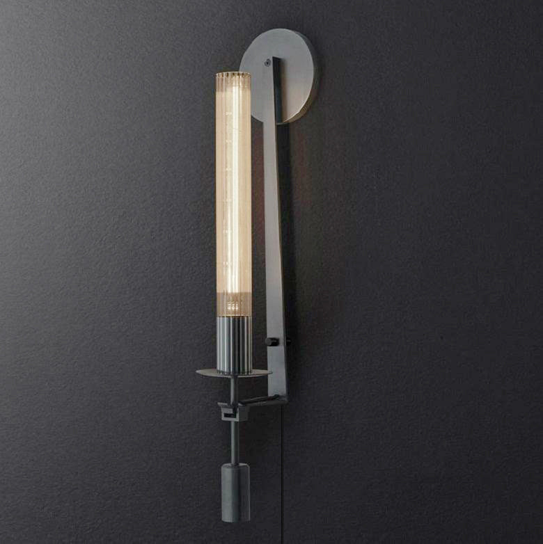 French Classicism Plug-in Wall Lamp with Adjustable Brightness & Timel