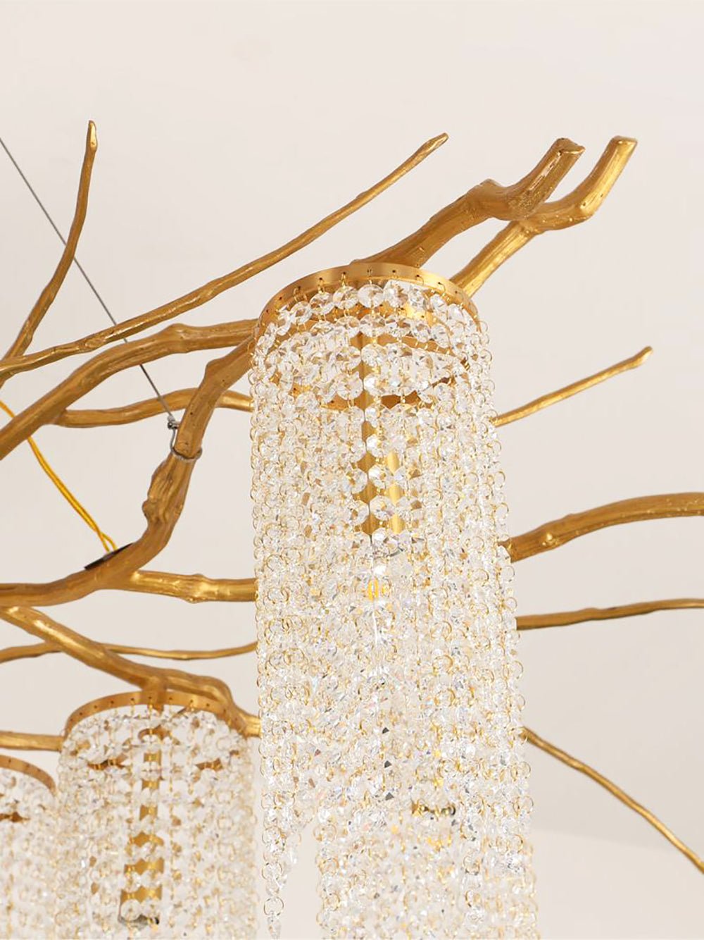 Elegant Modern Art Glass Crystal Chandelier with Adjustable Lighting