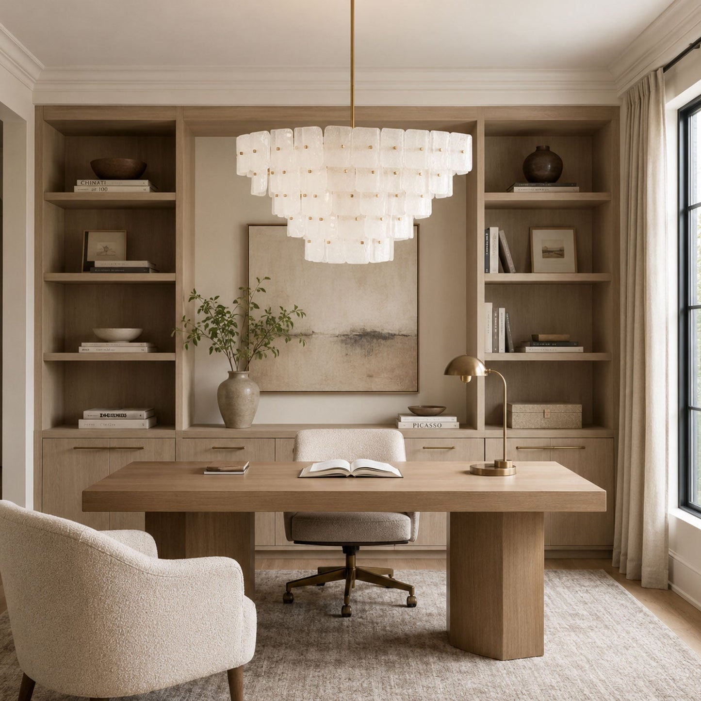 Francis Chandelier - Elegant Lighting Fixture with Adjustable Height &