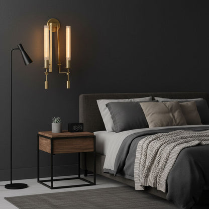 French Classicism Wall Lamp - Elegant Design with Adjustable Brightnes