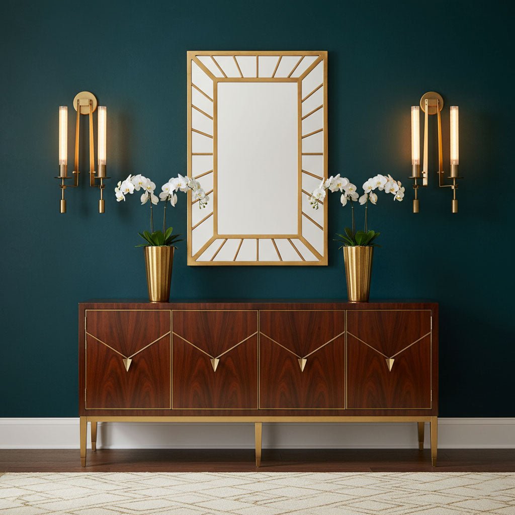 French Classicism Wall Lamp - Elegant Design with Adjustable Brightnes