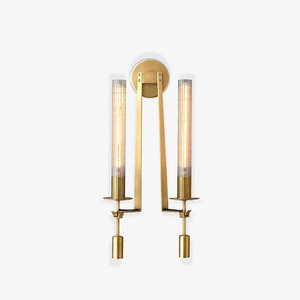 French Classicism Plug-in Wall Lamp with Adjustable Brightness & Timel