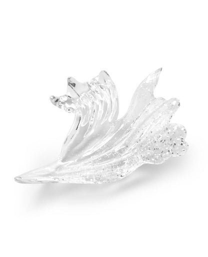 Frosted Petals Frozen Chandelier - Elegant Design with LED Lighting