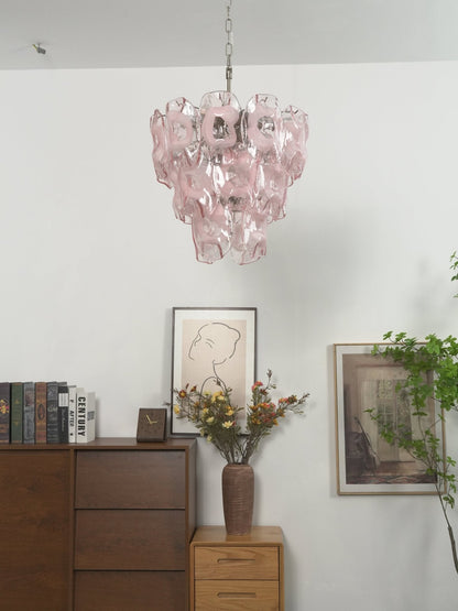 Frostelle Modern Glass Chandelier - Elegant Design, Adjustable Height