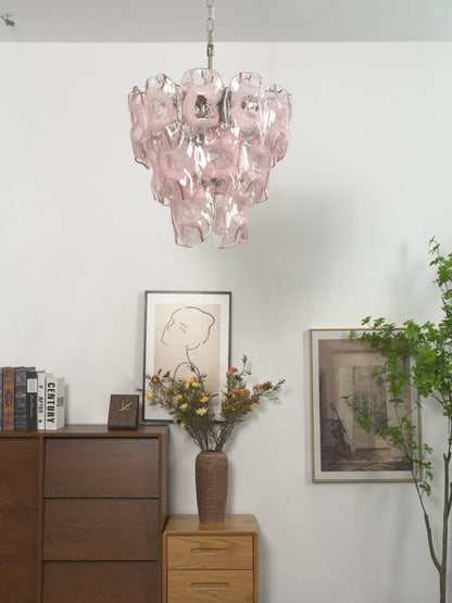 Frostelle Modern Glass Chandelier - Elegant Design, Adjustable Height